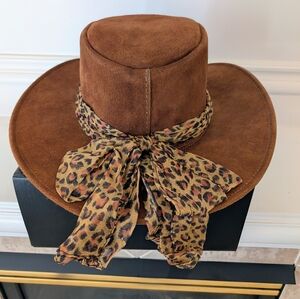 Jacaru Australia Jillaroo Leather Hat